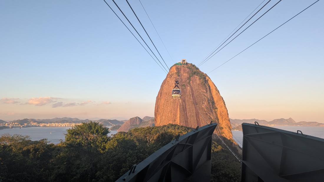 Rio at sunset & the Selaron Steps
