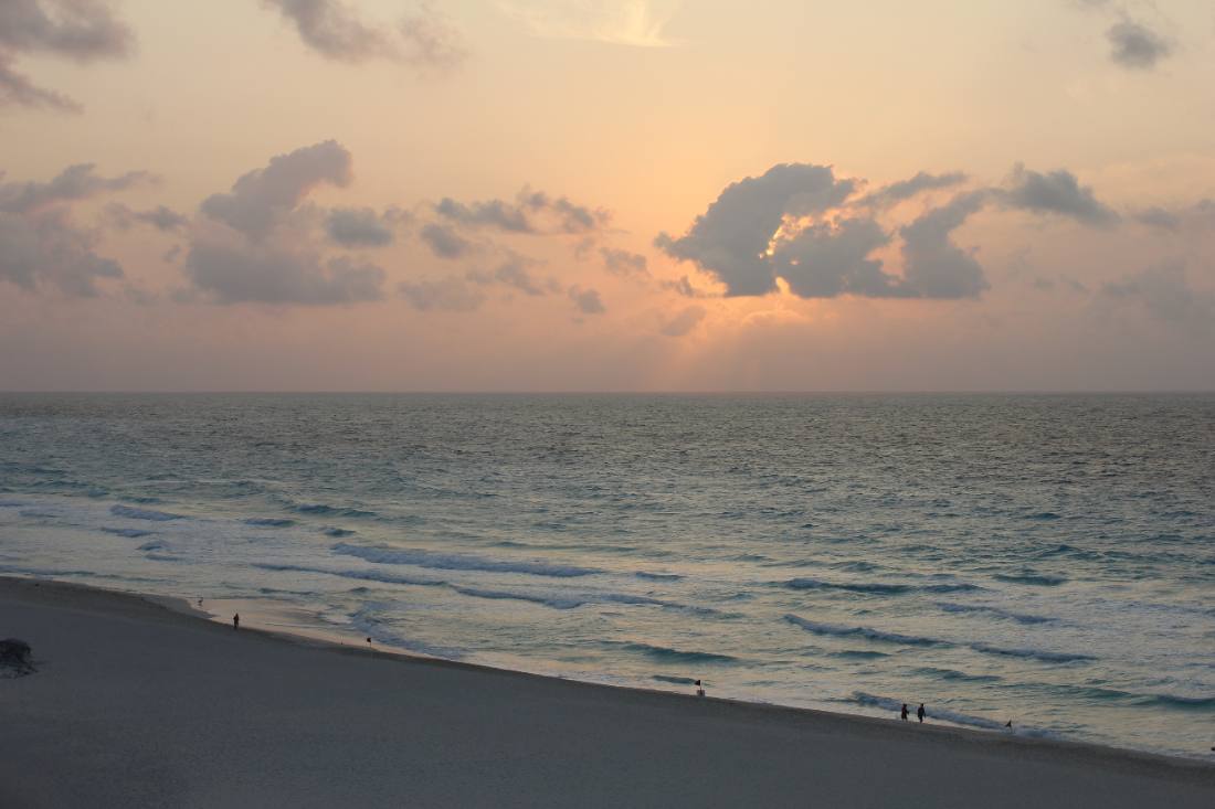 Sunrise over the Caribbean