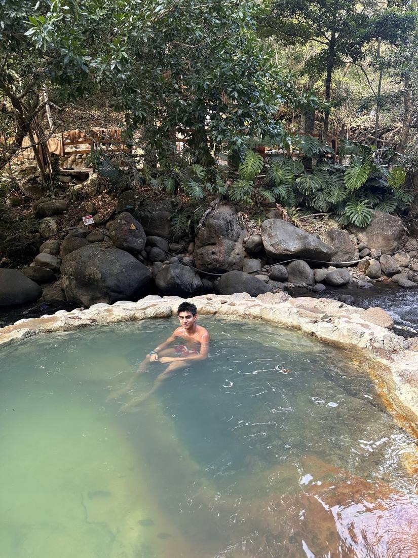 The hot springs
