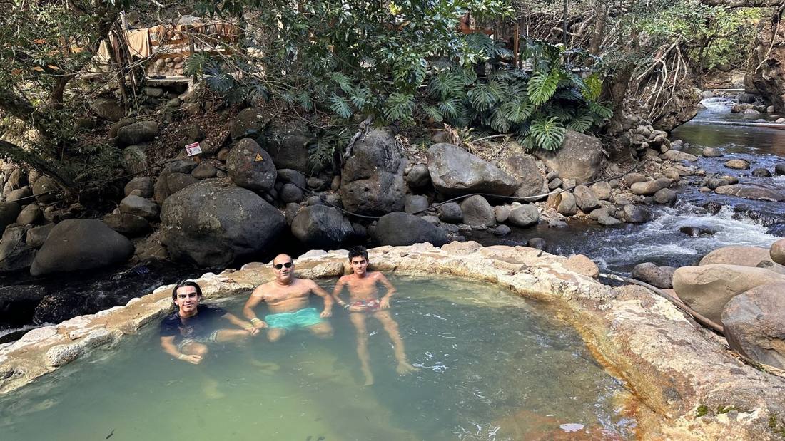 The hot springs