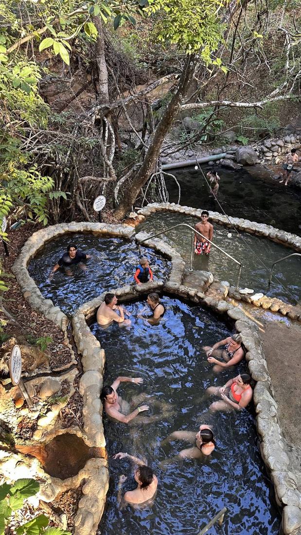 The hot springs