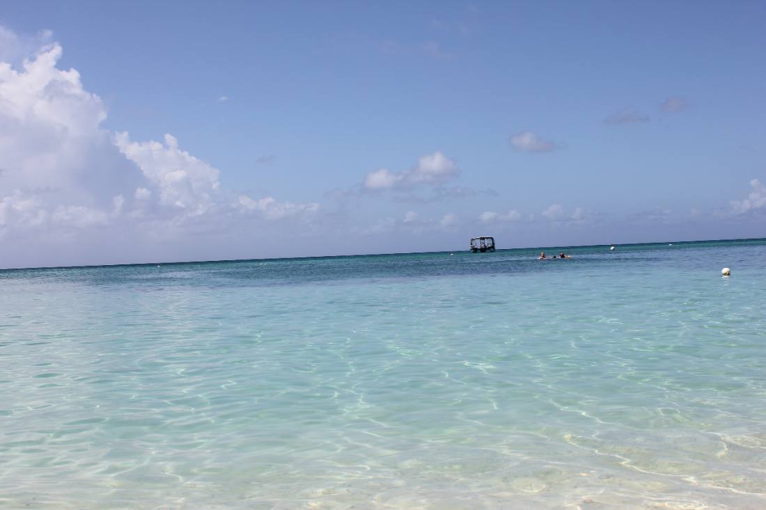 A Caribbean beach