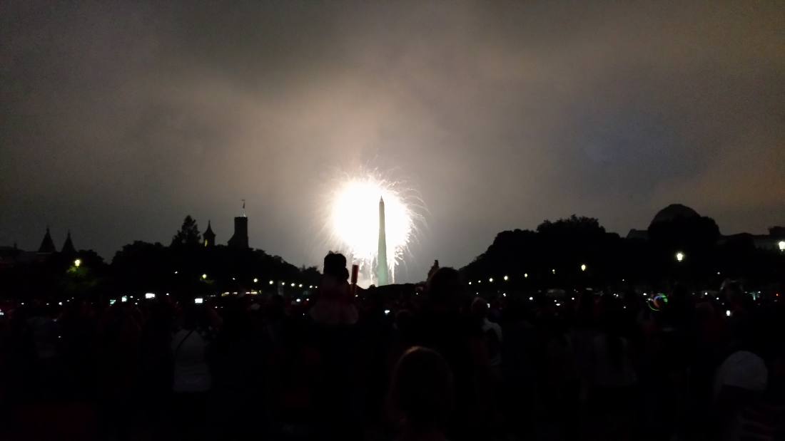 Fireworks over the Mall