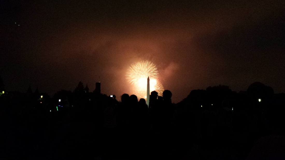 Fireworks over the Mall