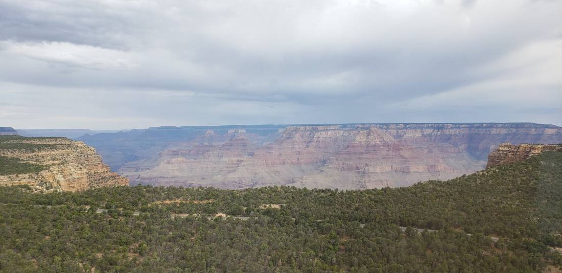The canyon from above