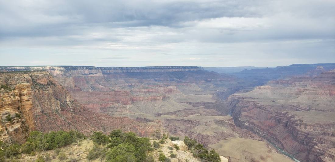 The canyon from above