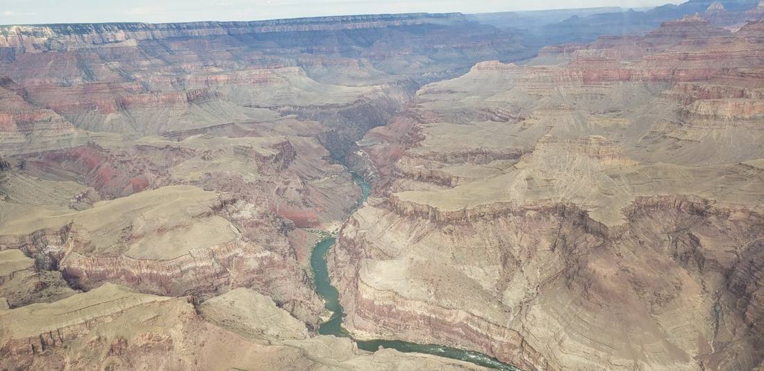 The canyon from above