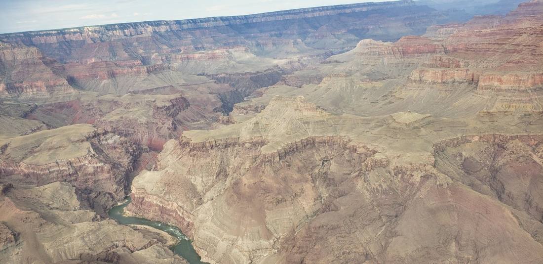 The canyon from above