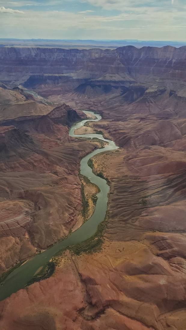 The canyon from above