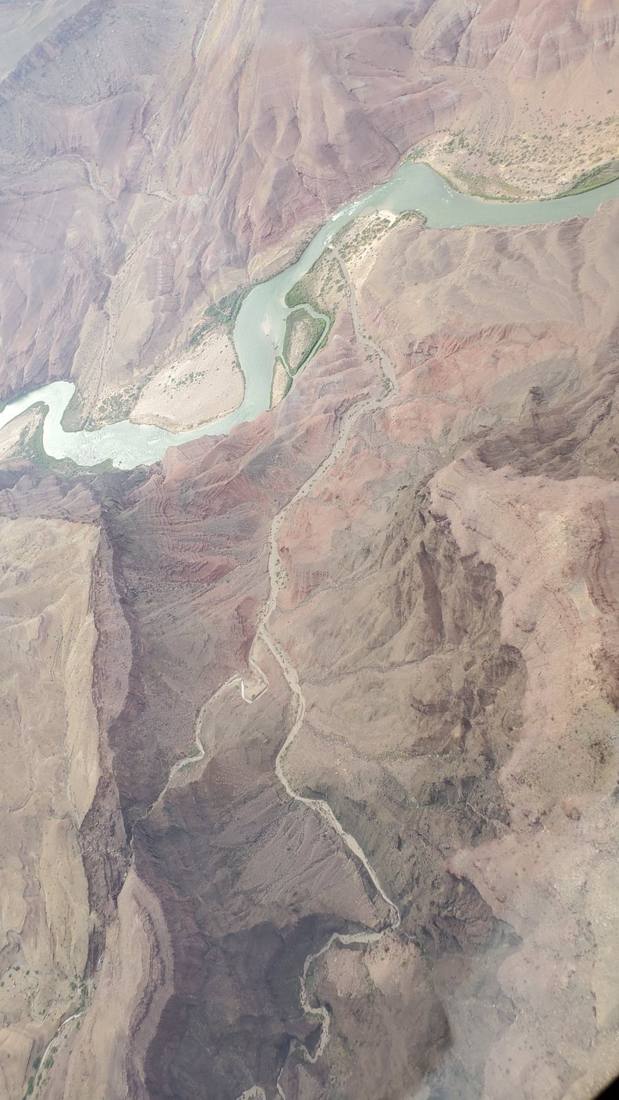 The canyon from above