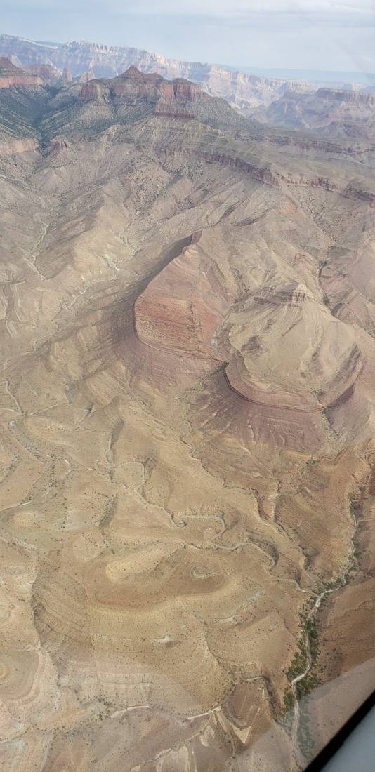 The canyon from above