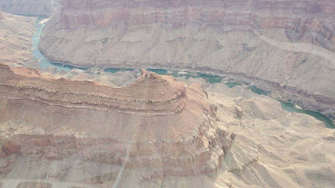 The canyon from above