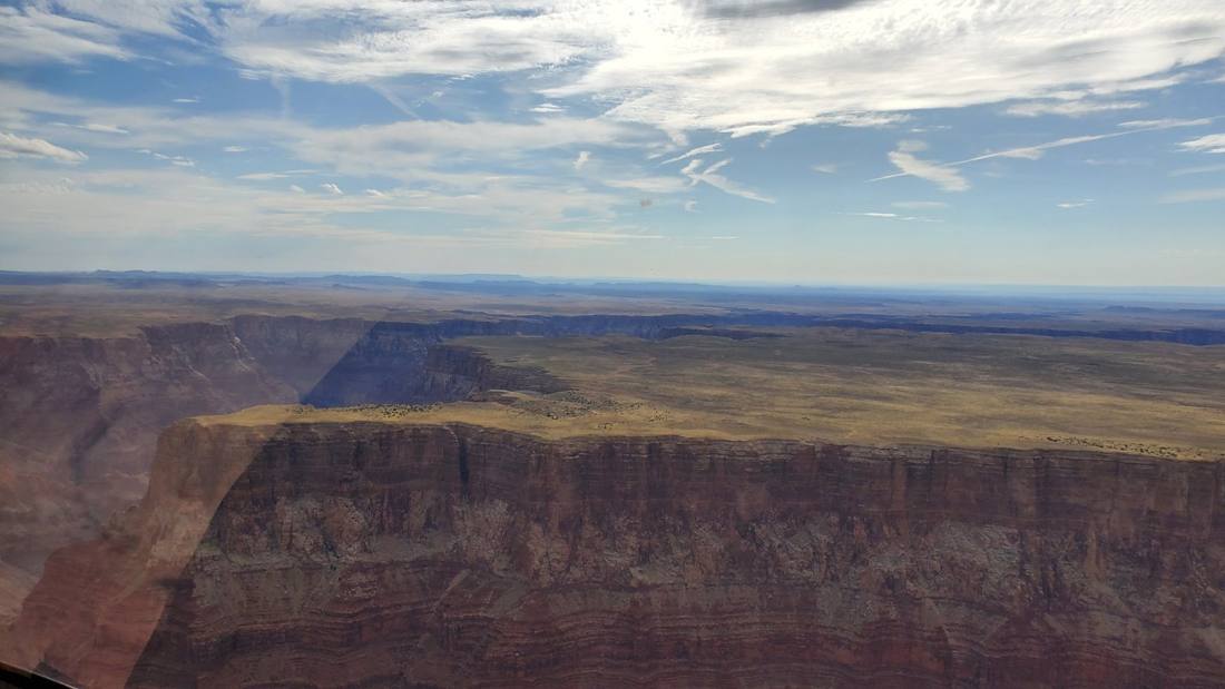 The canyon from above