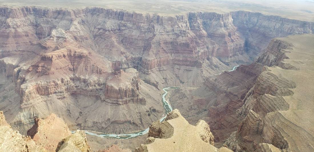 The canyon from above