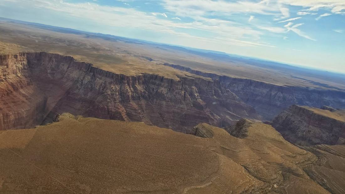 The canyon from above