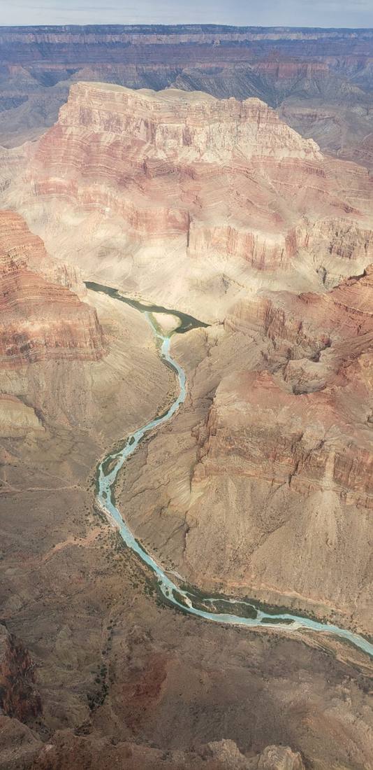 The canyon from above