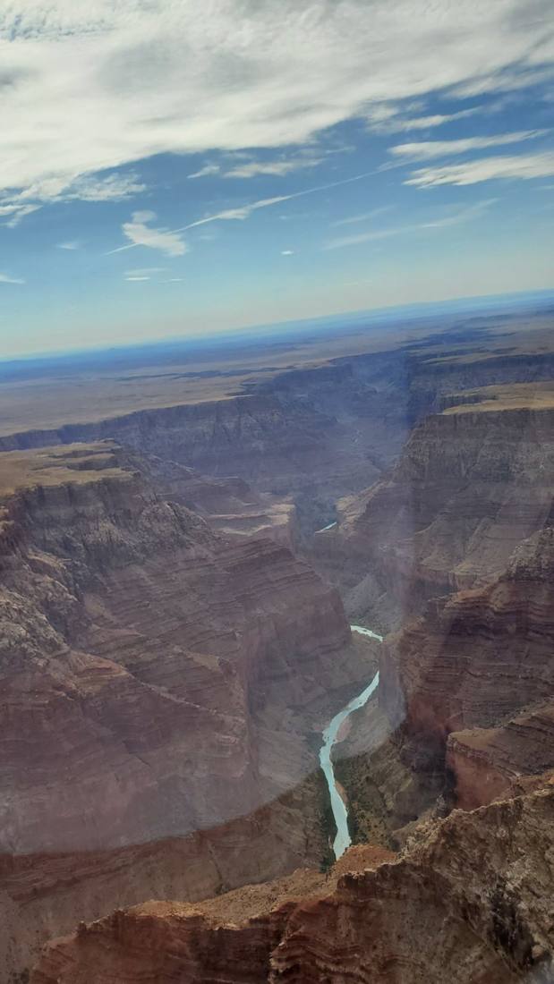 The canyon from above