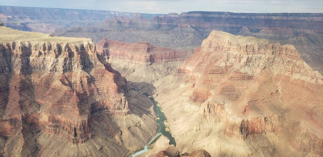 The canyon from above