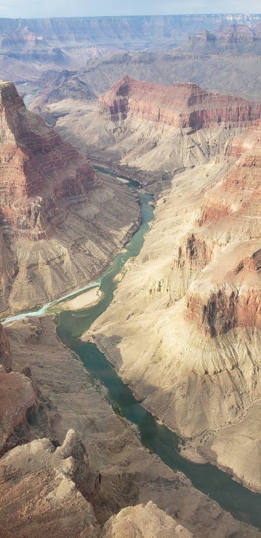 The canyon from above