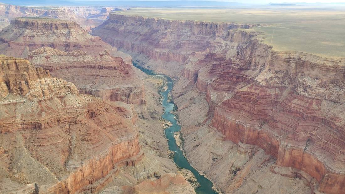 The canyon from above