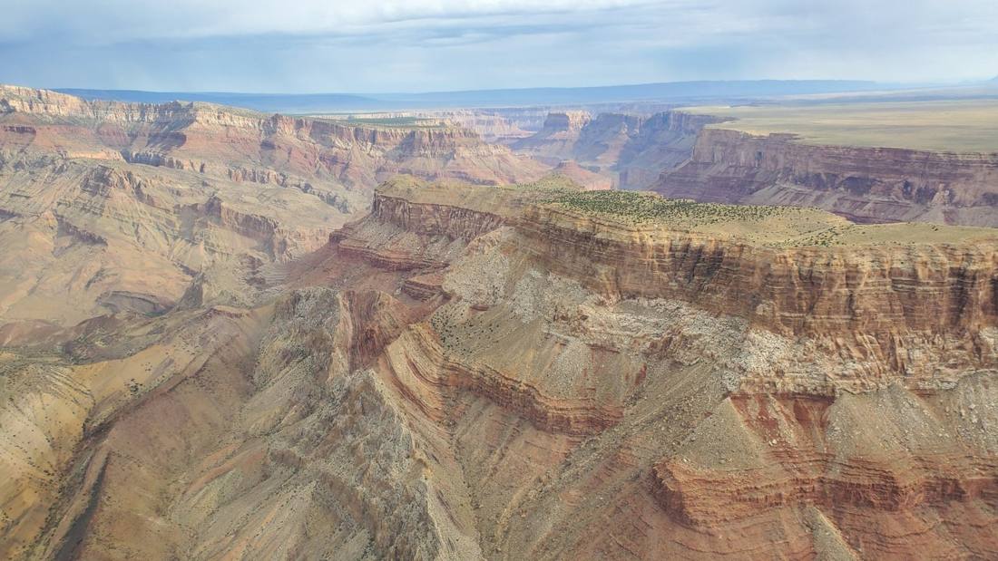 The canyon from above