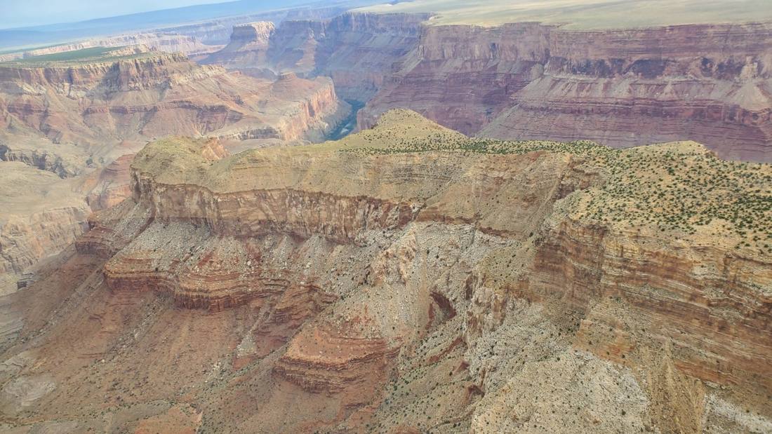 The canyon from above