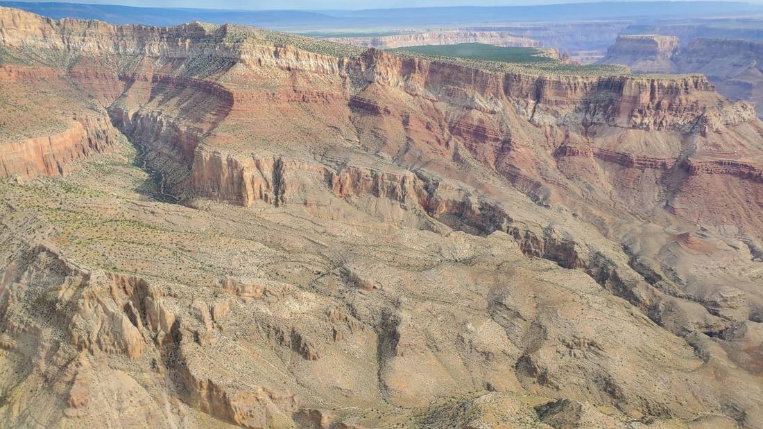 The canyon from above