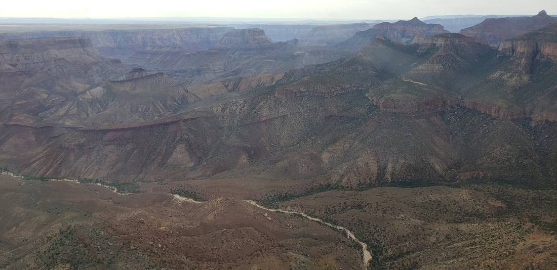 The canyon from above