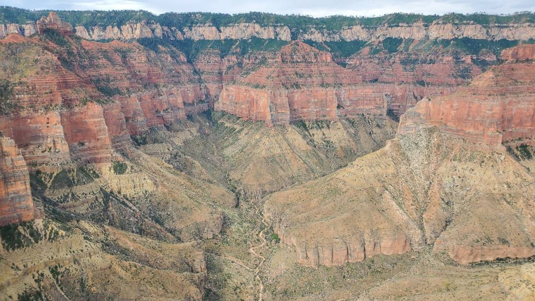 The canyon from above