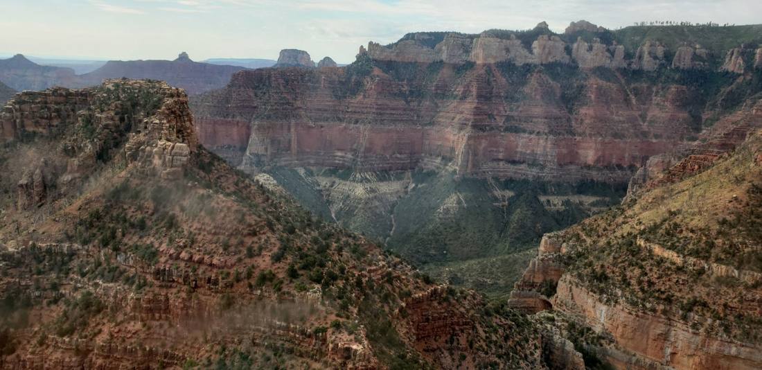 The canyon from above