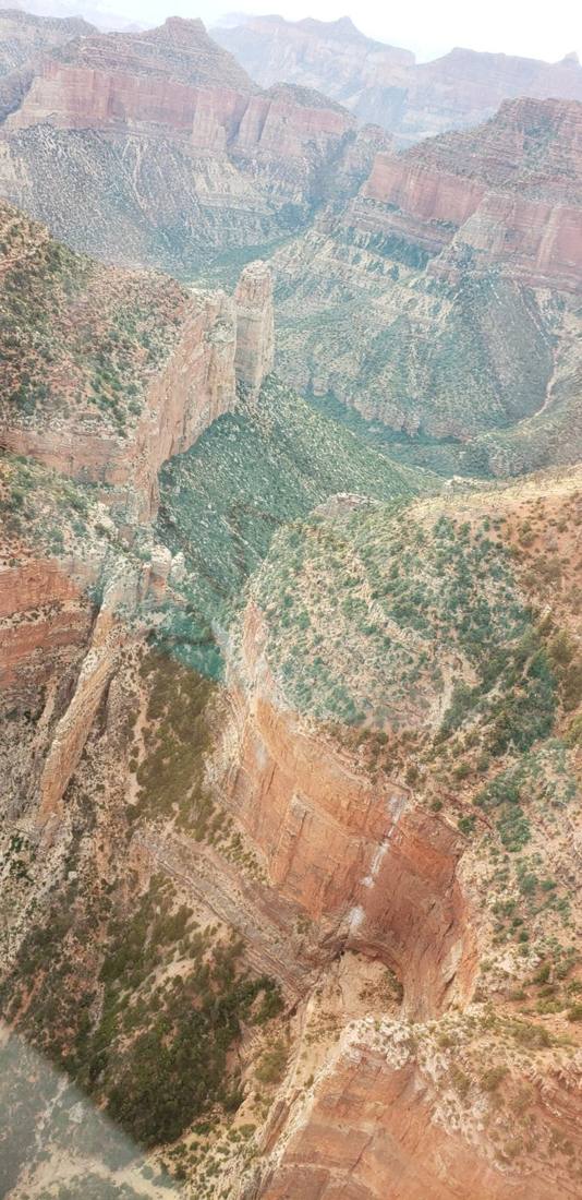 The canyon from above