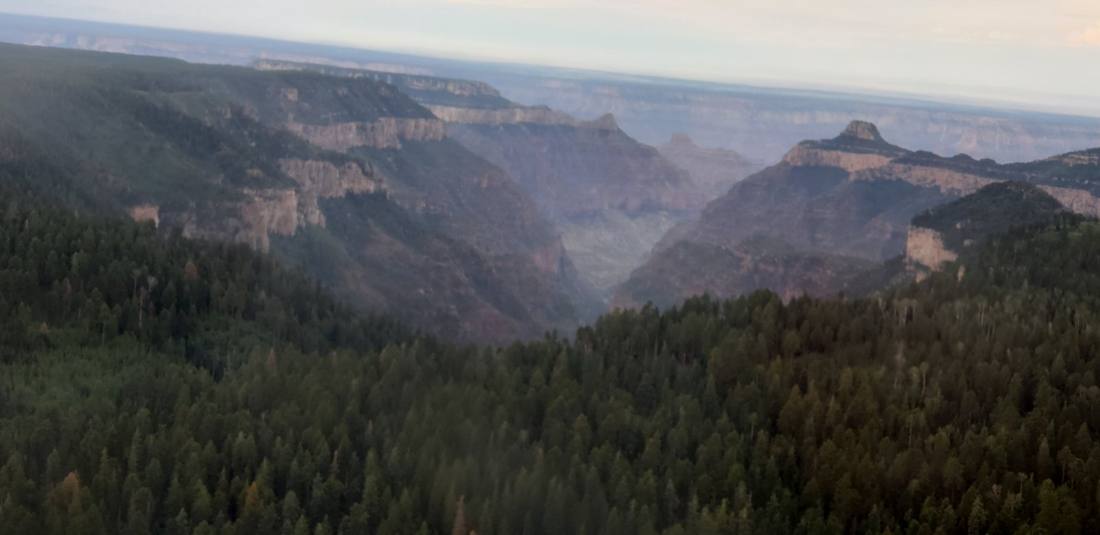 The canyon from above