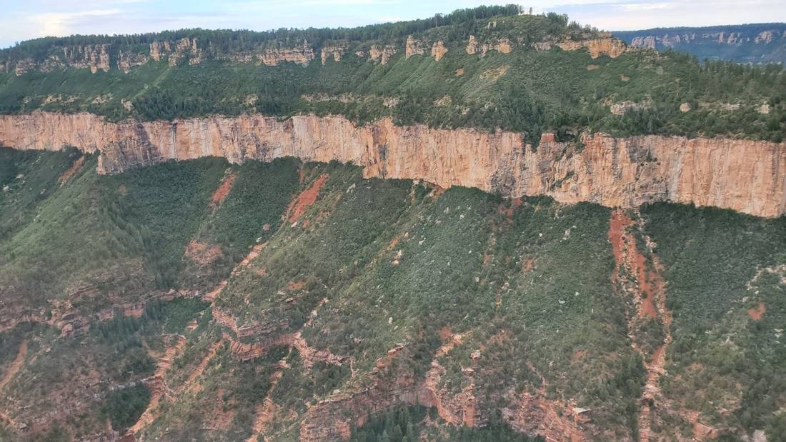 The canyon from above