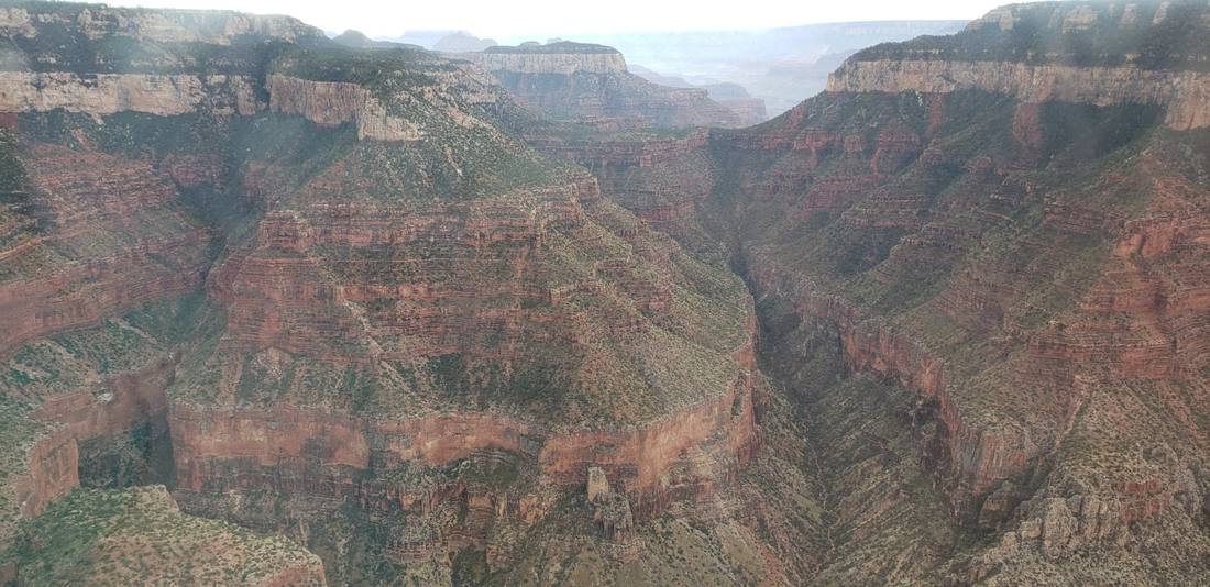 The canyon from above