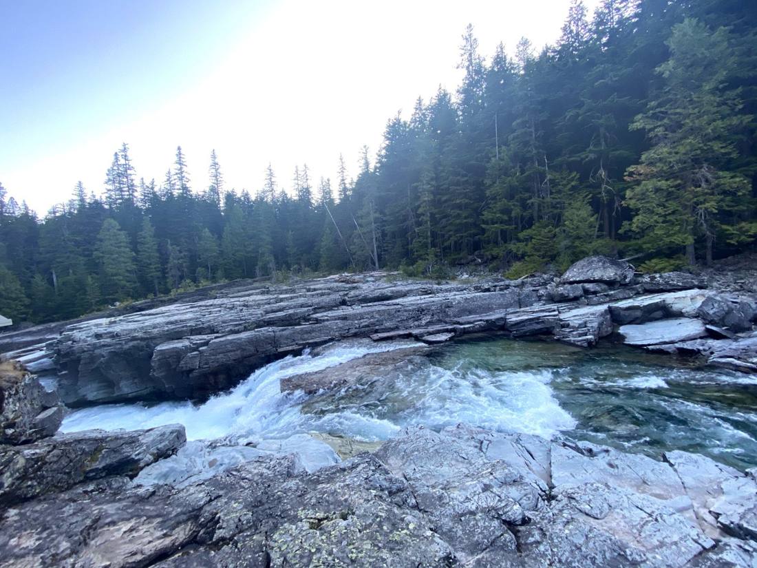 The waterfalls