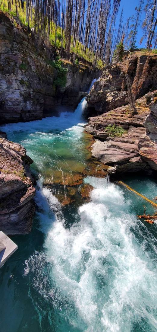 The waterfalls