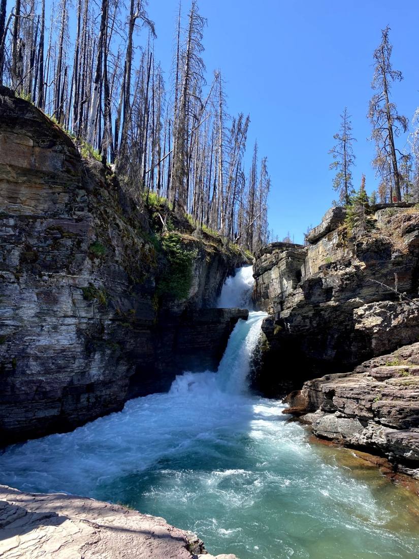 The waterfalls
