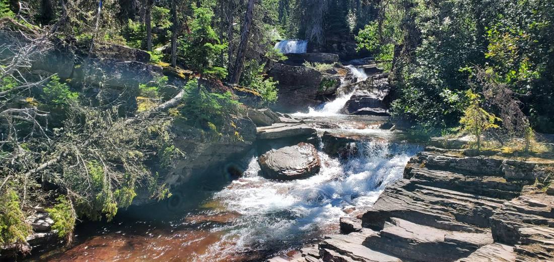 The waterfalls
