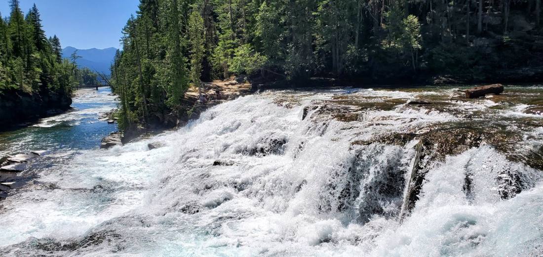 The waterfalls