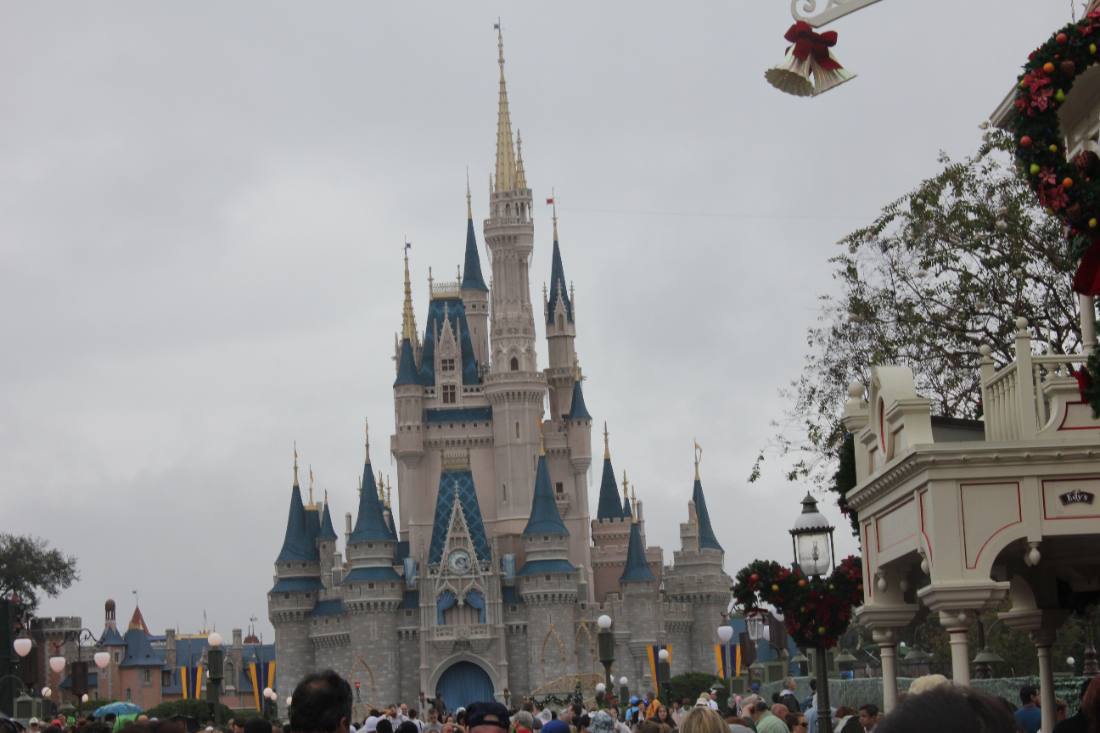Magic Kingdom at Christmas
