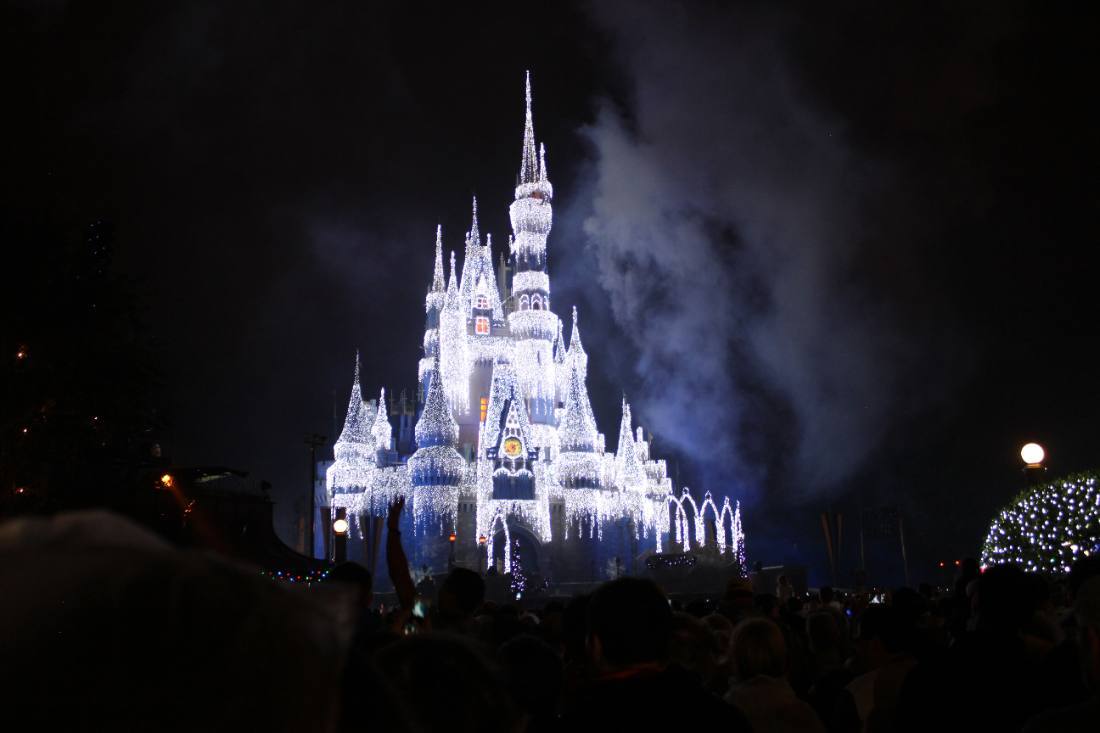 Magic Kingdom at Christmas