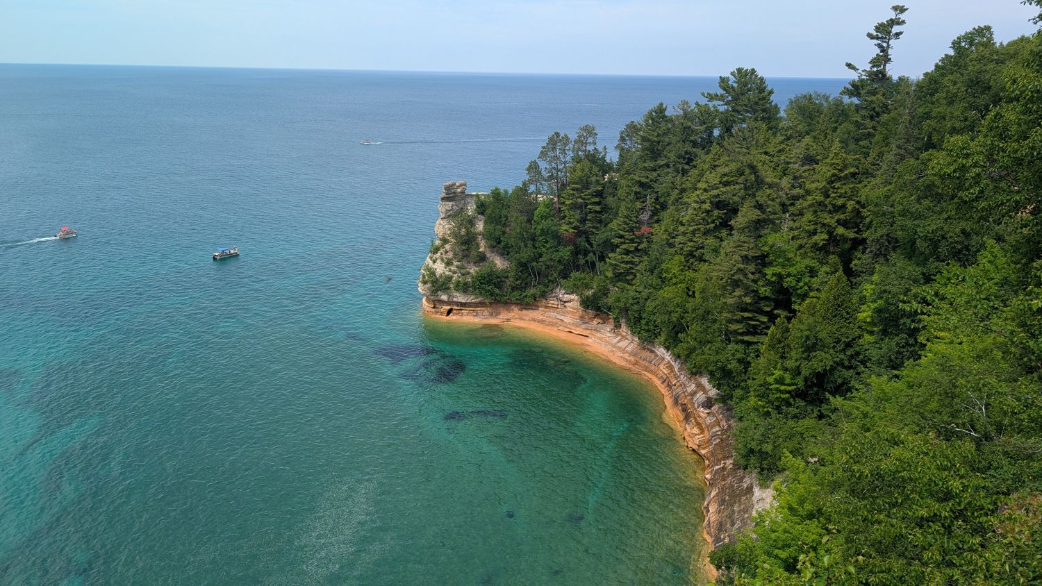 Pictured Rocks by boat