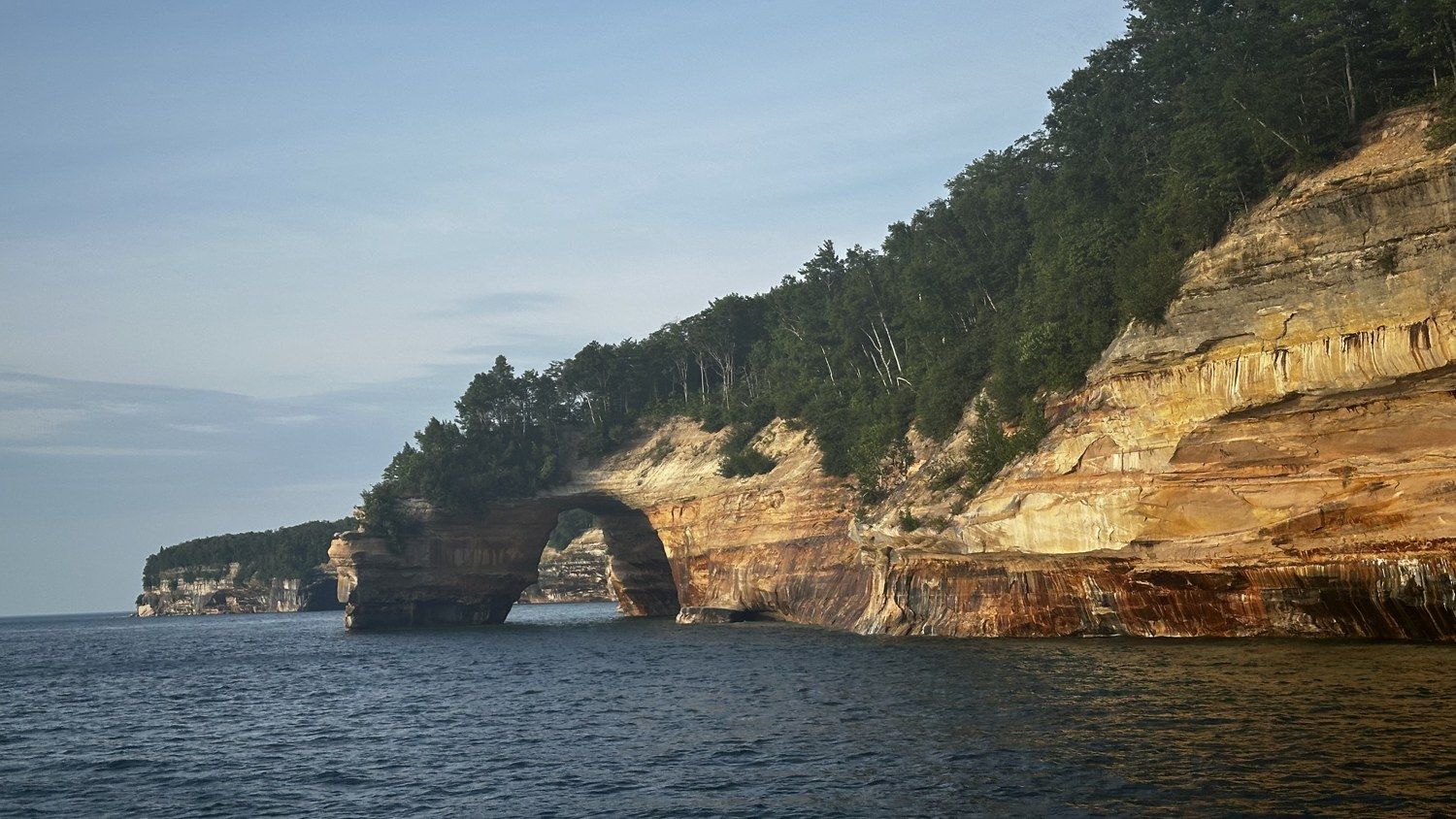 Pictured Rocks by boat
