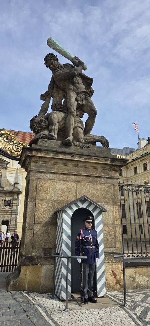 Castle gate, the Battling Titans
