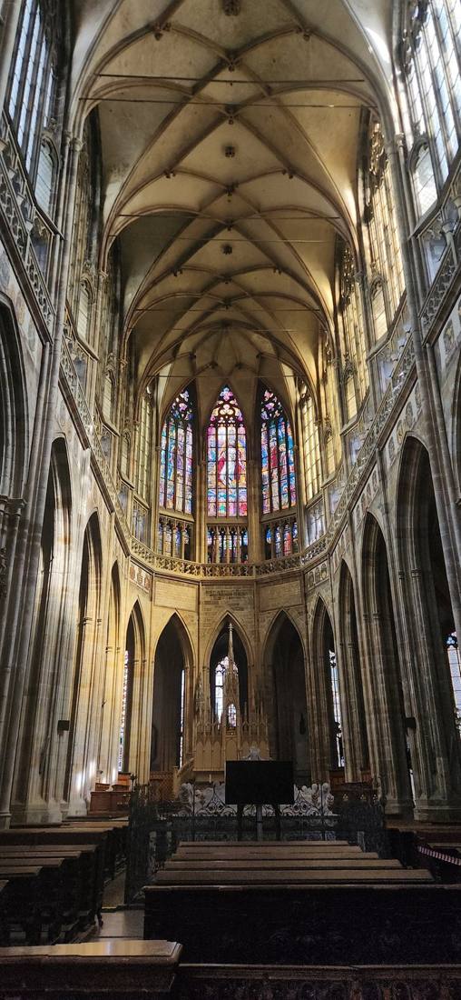 Inside St. Vitus Cathedral
