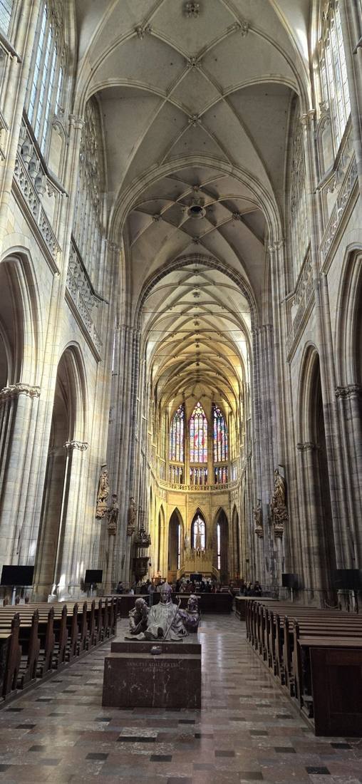 Inside St. Vitus Cathedral