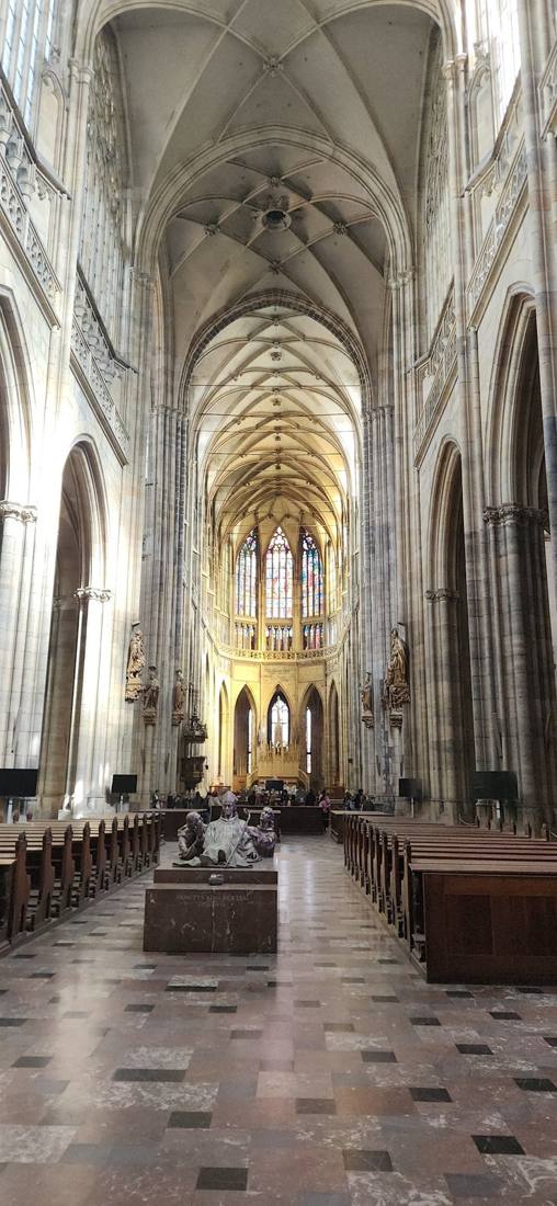 Inside St. Vitus Cathedral