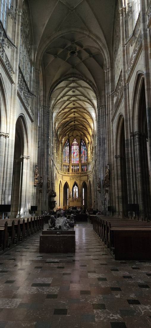 Inside St. Vitus Cathedral