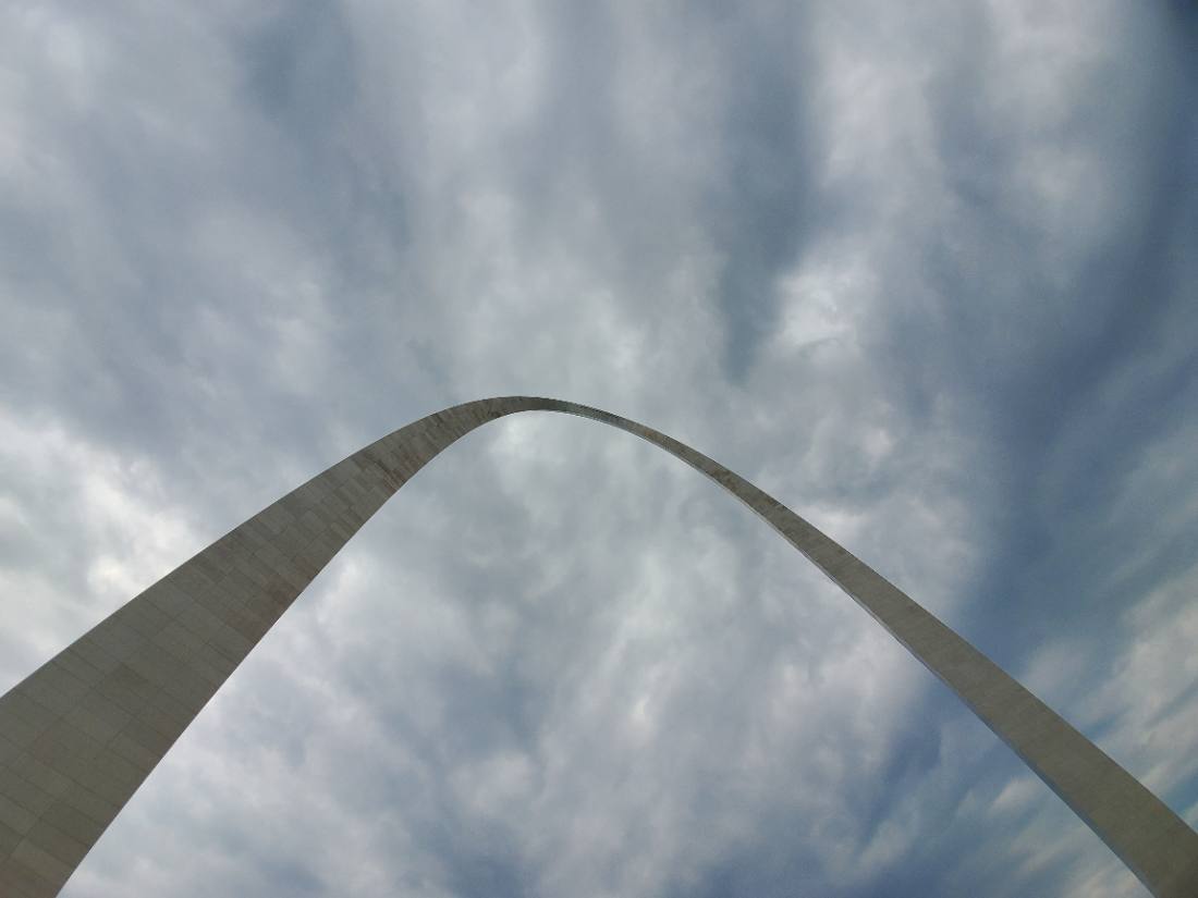 The Gateway Arch & the riverfront