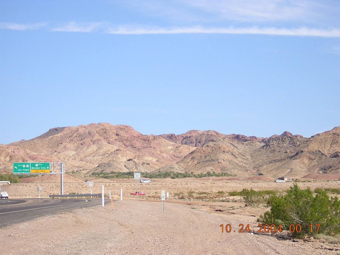 The Mojave, on the way to the dam